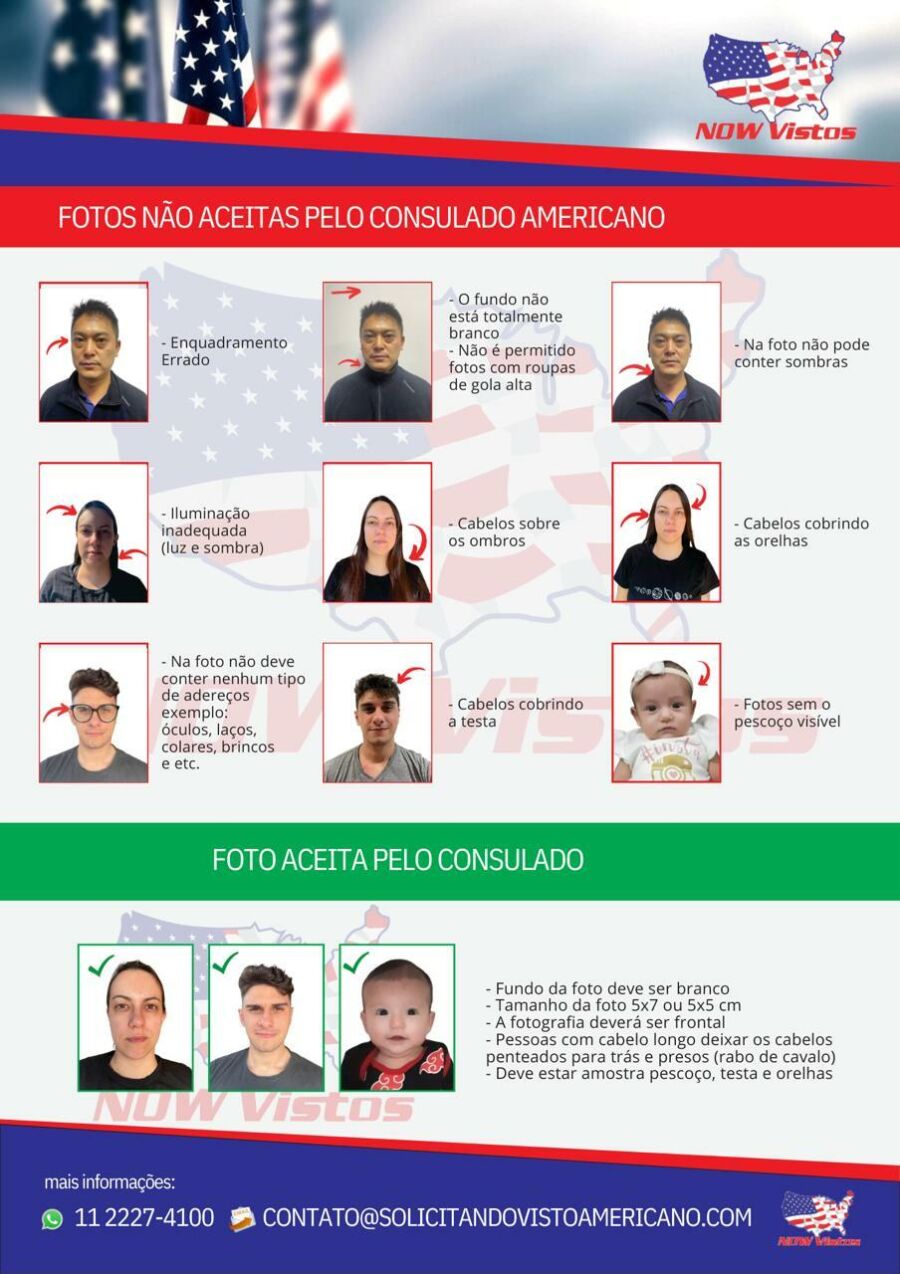 Imagem Fotos para Visto Americano